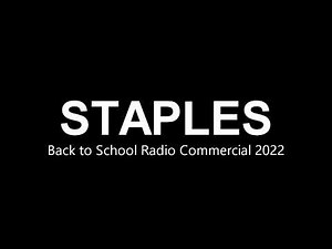 Staples: Back To School Radio AD (2022)