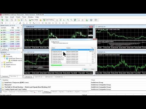 How to open a demo account with InstaForex