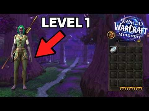 I Spent 1 Hour Farming Gold on LEVEL 1 Character to See How Much GOLD I can Make In WoW Midnight!