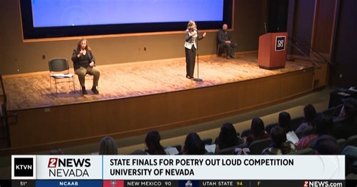 UNR hosted the state finals of the Poetry Out Loud competition at the Joe Crowley Student Union