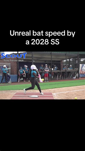 Trinity Prevost lightning quick bat: 2028 shortstop hitting breakdown