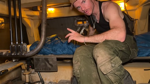 Man spends 24 hours inside a 300,000 lb bulldozer