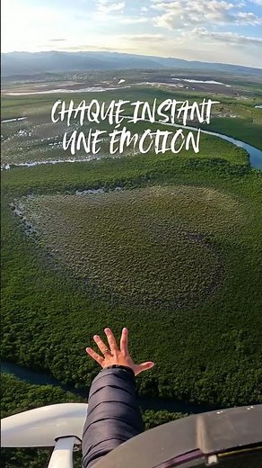 💚 Flyover of the heart of Voh, an unforgettable memory! #MagicalMoment