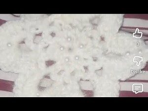 How to make Crochet snow 🌨 fall