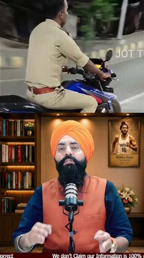 Prayagraj Viral Case 🚔 Police Officer Caught Riding Without a Helmet! #Prayagraj #HelmetRule