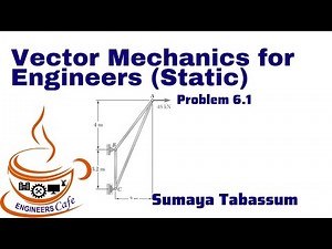 Vector Mechanics for Engineers (Static) Tenth Edition Solution Bangla Problem 6.1