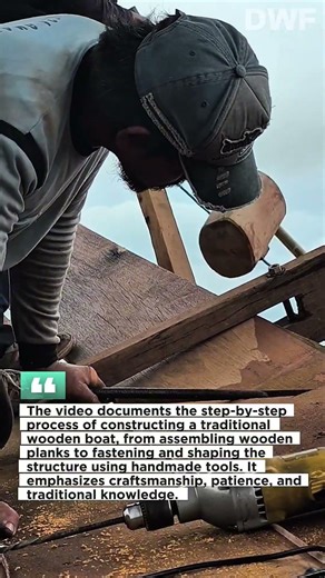 Traditional Wooden Boat Building Process | Handcrafted Boat Without Modern Machines