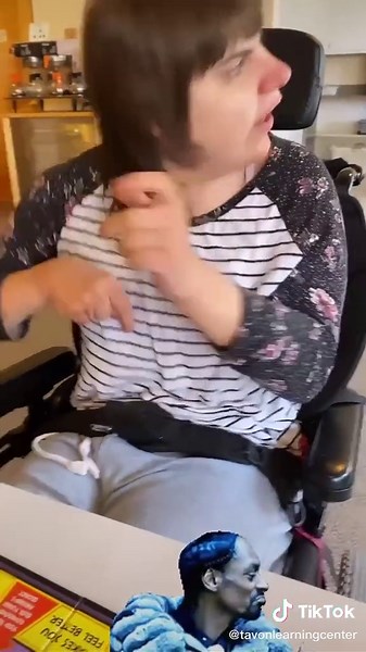 We are jammin’ out today and everyday! Check out Nicole groovin’ for #tuesdaytunes ! #fyp #music #dancing #disability #inclusion #wehavefun