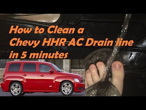 HHR Chevy How to Unplug AC Drain in less than 5 min