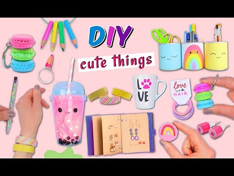 11 DIY - COOL DIY PROJECTS YOU CAN DO IN 5 MINUTES - School Supplies, Gift Ideas, Hacks - Easy Craft