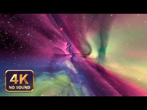 4K Mystical Cosmos✨ Continuous Fantasy Nebula Journey | Ethereal Starfield TV Screensaver | No Sound