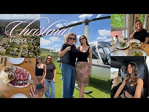 christmas ep 2: surpising mum with a helicopter flight & winery lunch 🥂