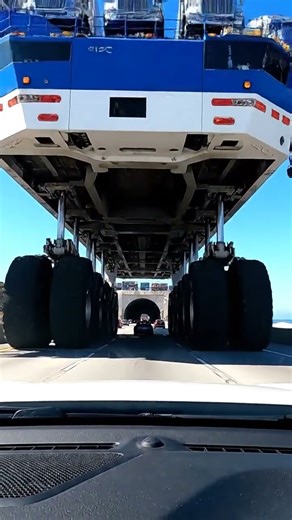 Would You Drive Under This GIANT? 😱🚧 #TitanPOV #Trucks #Shorts