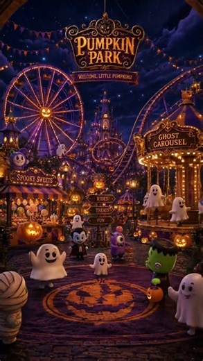 There’s an Entire Halloween Amusement Park Inside This Pumpkin! 🎃🎡