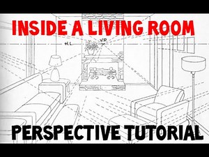 How to Draw a Room Using 3 Point Perspective