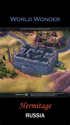 World Wonder: Hermitage 🎨 | Civilization VI Shorts