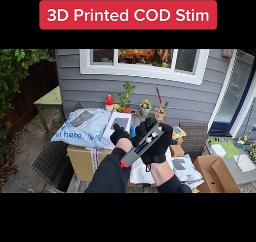 3D printed COD tactical Stim in real life! #airsoft #airsoftclips #airsofter #airsoftbb #airsoftnation #airsoftinternational #stim #cod #codstim #3dprinting #cooltoy