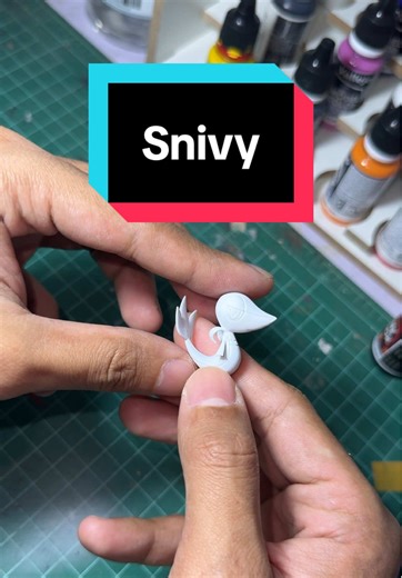 Snivy 3D resin scale 1:20 #poke_heal #โปเกม่อน #pokemon #โมเดลโปเกม่อน #3dprinting