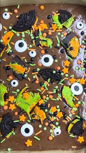 Spooky Scary Brownies