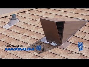 Roof Air Intake vent Install | Guide for Ventilation Maximum model AT1