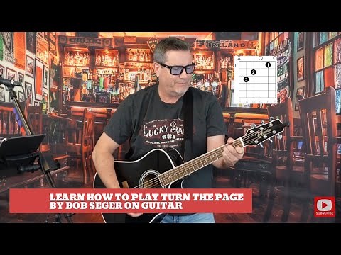 How To Play Turn The Page by Bob Seger on Guitar Part 1 (easy guitar lesson)