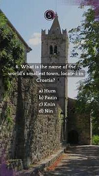🇭🇷 Croatia Quiz Challenge: How Much Do You Know About This Stunning Country? #trivia #facts #shorts