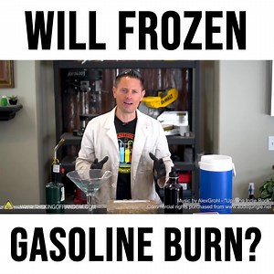 1.9M views · 8K shares | They're only available for 2 weeks, then gone forever. If gasoline is frozen solid, can it still ignite? Let’s try and see! | The King of Random | Facebook