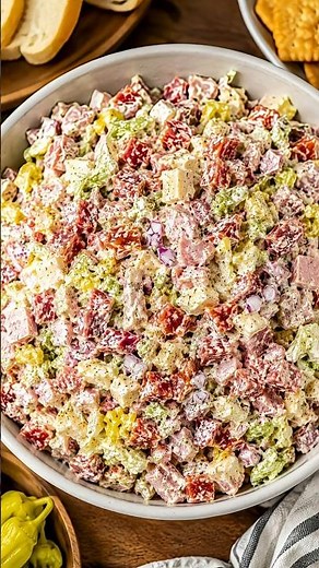 The Summer Appetizer you'll make again and again - Italian Hoagie Dip