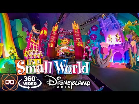 [5K 360] it's a Small World Ride - Disneyland Paris 360° POV