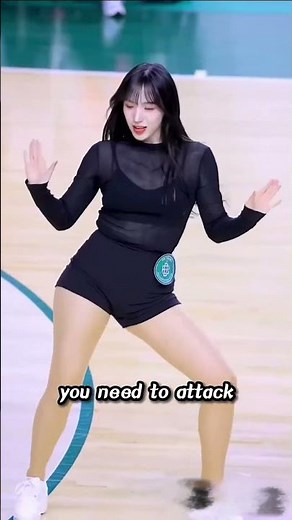 Korean hot girl cheerleader big flash dance