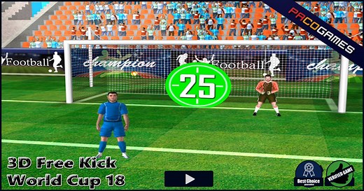 3D Free Kick World Cup 18 | Play the Game for Free on PacoGames