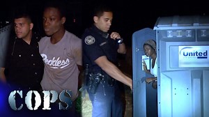 78K views · 2.2K reactions | Officers Ledesma and Fernandez hear gunshots and spot two suspects. After a foot chase, the suspects hide in a porta-potty, where officers make a surprising discovery. This segment originally aired on October 24, 2015 Featuring the City of Atlanta Police Department | COPS | Facebook