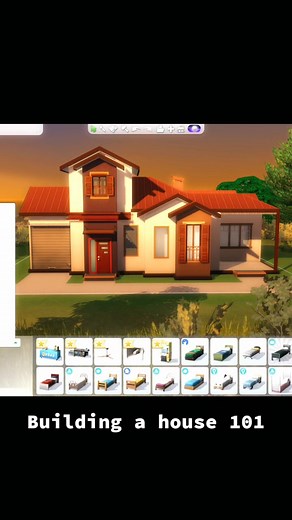 How to build a house in The Sims 4! #simstok #sims4 #thesims4 #speedbuild #thesims4build