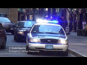 Boston Police Cars Responding (Marked + Unmarked)