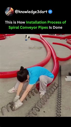 This is How Installation Process of Spiral Conveyor Pipes Is Done