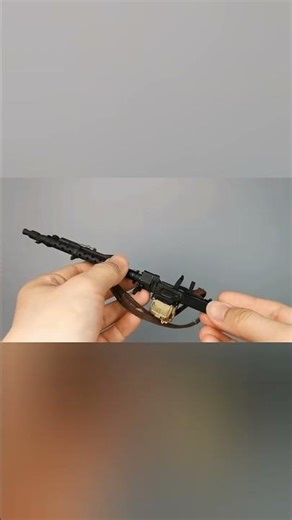 Full Metal Small Scale Miniature Model of WWII German MG34 General-Purpose Machine Gun