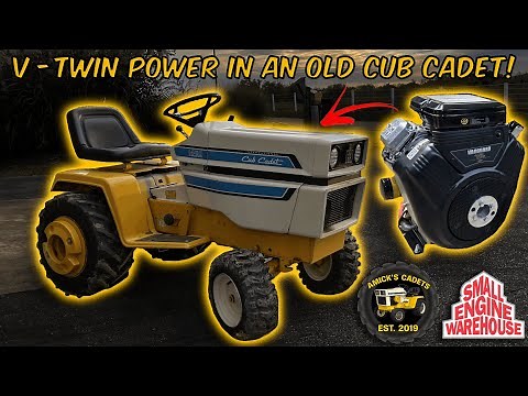 Re-Powering an Old Cub Cadet with a Modern V-Twin Engine - Small Engine Warehouse Kit