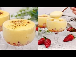 Eggnog cup: a creamy and quick to prepare dessert!