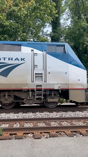 Amtrak 🚊 making a beautiful arrival Harpers Ferry National Historical Park train station 🚉 #train #reel #reelsvideo #amtraktrain #amtrakvacations #amtrak #WestVirginia #harpersferrywv #harpersferry | Big Trains