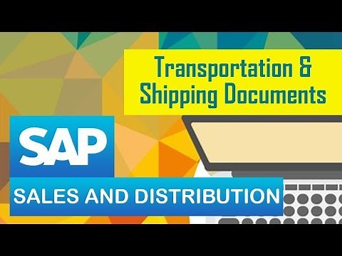 SAP SD | Configururing transportation shipping documents