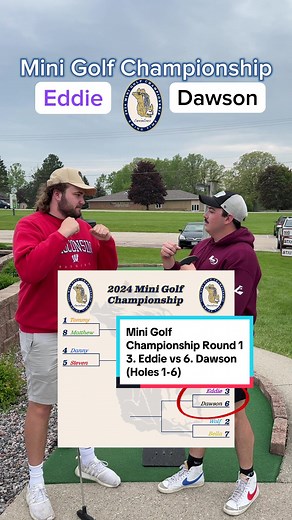 Mini Golf Championship Round 1: Eddie vs. Dawson (Holes 1-6)