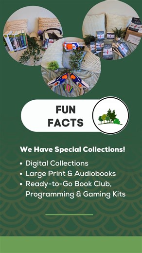 🎉 Joined a book club, gaming team, or library program? You may have enjoyed some of the cool collections we share with our libraries to boost the fun! 📚 We also help bring digital goodies like eBooks, eAudiobooks, and eNewspapers right to your screen! 📱✨ #LibraryCollections #LibraryFun #LibraryPrograms | Parkland Regional Library System