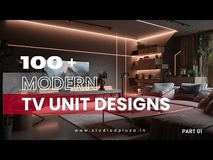 100+ Modern Living Room TV Unit Design Ideas 2023 _ Part 01