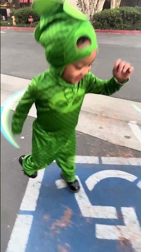 Our Family Costume as PJ Masks for Halloween 2023! #cute #familyfun