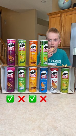 Do all Pringles Taste the Same? 🥫 Family does a taste test to see if they can tell the difference in Pringle flavors. Surprising results and one person wins some big cash. | Peter B
