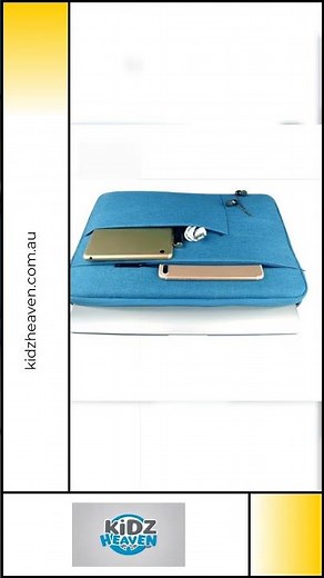 14 Laptop Tablet Bag with Multiple Pockets - Portable & Durable - Navy