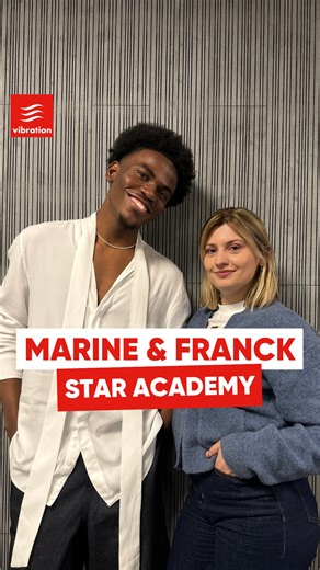 🎤❤️ Jérémy a eu le plaisir de recevoir Marine et Franck, de la promo Star Academy 2024. #StarAcademy2024 #MarineEtFranck #Interview #Rencontre | VIBRATION
