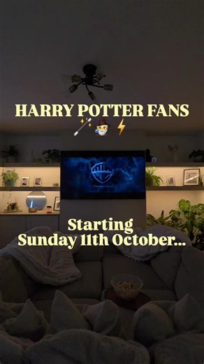 This is your sign to start a little Christmas tradition ✨️ Harry Potter Sundaysssss⚡️ Starting on 11th October, we’re watching ONE Wizarding World film every Sunday, taking us right through to the Sunday before Christmas. And yes, we’re including the Fantastic Beasts films too 🪄 Here’s the full schedule 👇🏼 📅 11th October — Fantastic Beasts and Where to Find Them 📅 18th October — Fantastic Beasts: The Crimes of Grindelwald 📅 25th October — Fantastic Beasts: The Secrets of Dumbledore 📅 1st 