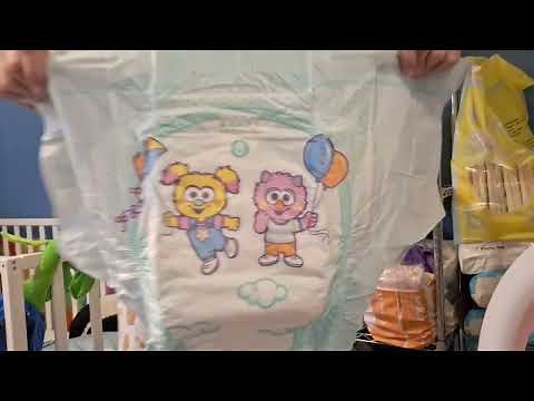 Kiddo Premium night Adult Diaper review, top-tier diapers with Sunshine Valley prints
