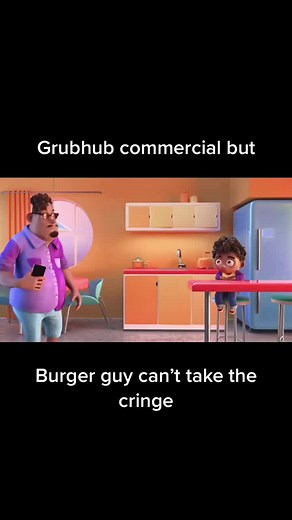 GrubHub Commercial but is annoyed..#meme #commercial #skit#funnyvideos